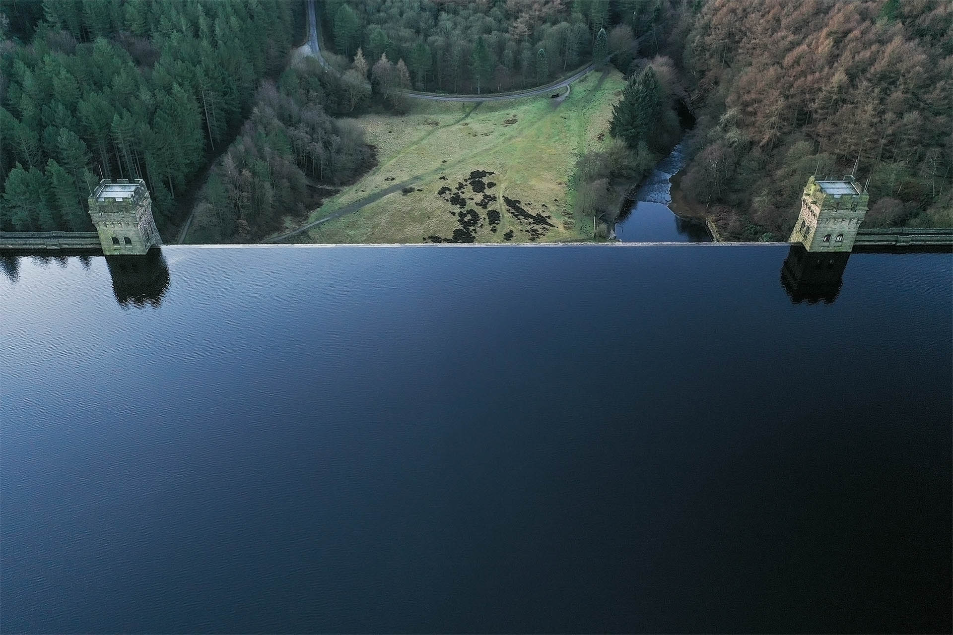 Ladybower Resevoir from above